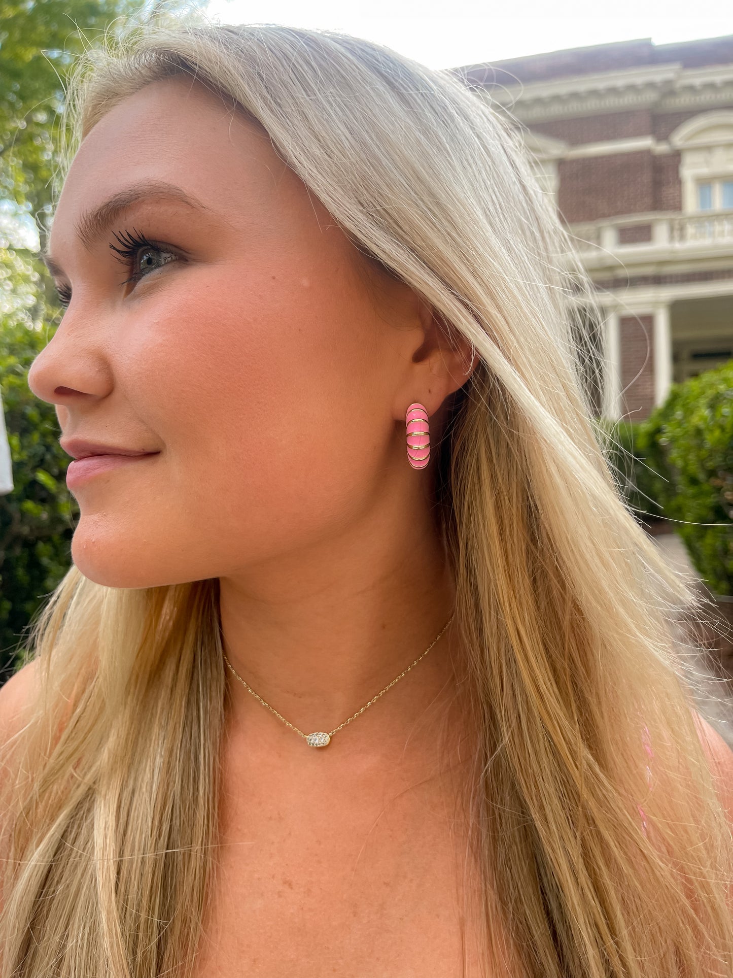 Crouch Pink Earrings